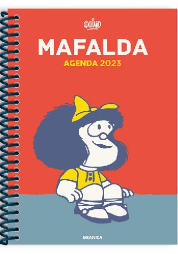 MAFALDA 2023 ANILLADA COLUMNA ROJO