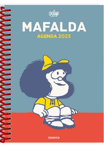 MAFALDA 2023 ANILLADA COLUMNA AZUL