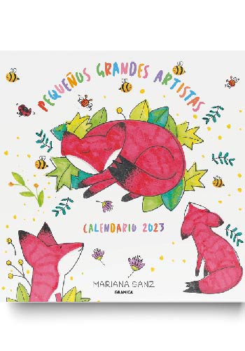 PEQUEÑOS GRANDES ARTISTAS 2023, CALENDARIO DE PARED