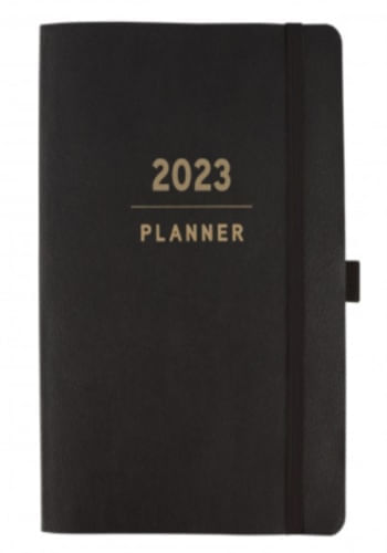 AGENDA 2023 MEDIANA TB ECOCUERO 18M - BLACK