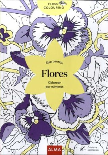 FLORES COLOREAR POR PUNTOS