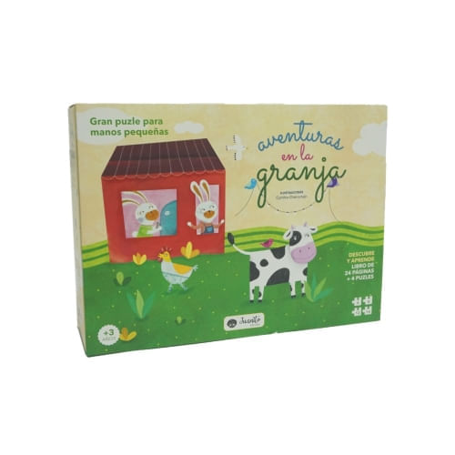 AVENTURAS EN LA GRANJA (LIBRO + ROMPECABEZAS)