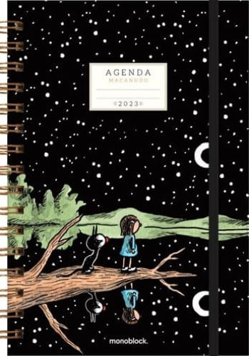 AGENDA A5 2023 SEMANAL MACANUDO LAGO EN EL CIELO