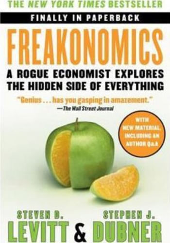 Portada de FREAKONOMICS de STEVEN LEVITT; STEPHEN DUBNER