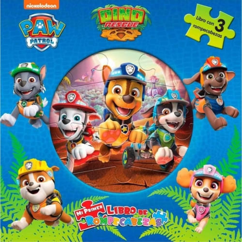 MI PRIMER LIBRO DE ROMPECABEZAS - PAW PATROL DINO RESCUE