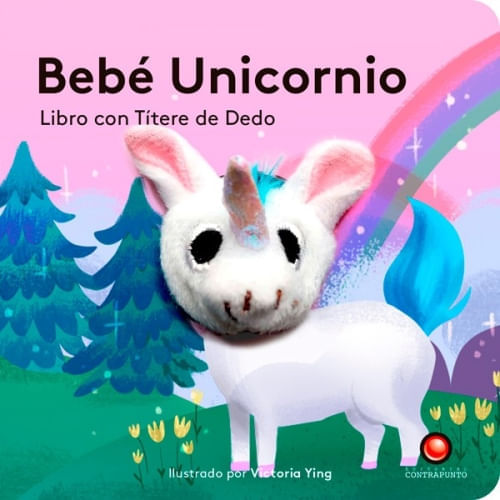 LIBRO CON TITERE DE DEDO - BEBE UNICORNIO