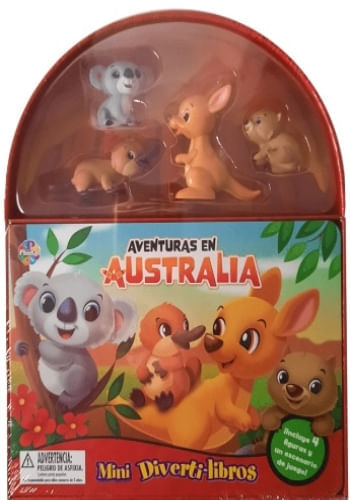 MINI DIVERTI-LIBROS - AVENTURAS EN AUSTRALIA