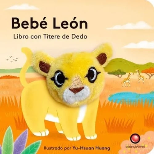 LIBRO CON TITERE DE DEDO - BEBE LEON