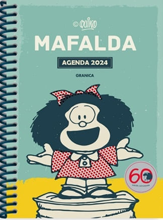 MAFALDA 2024 ANILLADA MODULOS TURQUESA