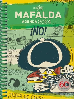 MAFALDA 2024 ANILLADA FEMINISTA VERDE