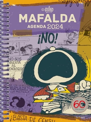 MAFALDA 2024 ANILLADA FEMINISTA VIOLETA