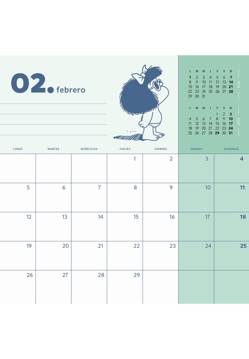 MAFALDA. CALENDARIO DA PARETE 2024