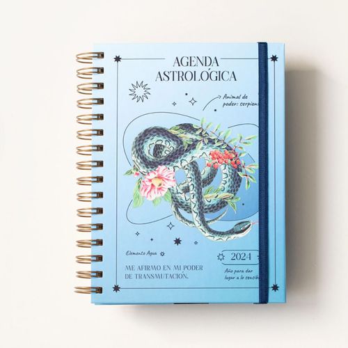 AGENDA ASTROLOGICA ANILLADA - SERPIENTE2024