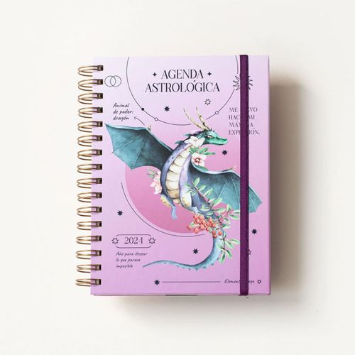 AGENDA ASTROLOGICA ANILLADA - DRAGON 2024