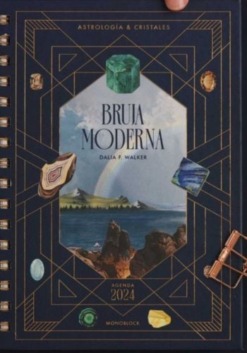 AGENDA 2024 A5 SEMANAL - BRUJA MODERNA AZUL ASTRAL