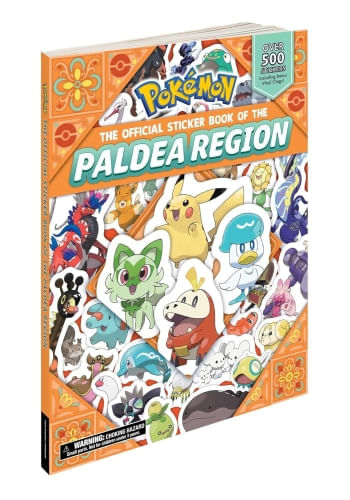 POKEMON THE OFFICIAL STICKER BOOK OF THE PALDEA REGION