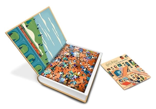 EXPLORING HOGWARTS PUZZLE AND BOOK SET