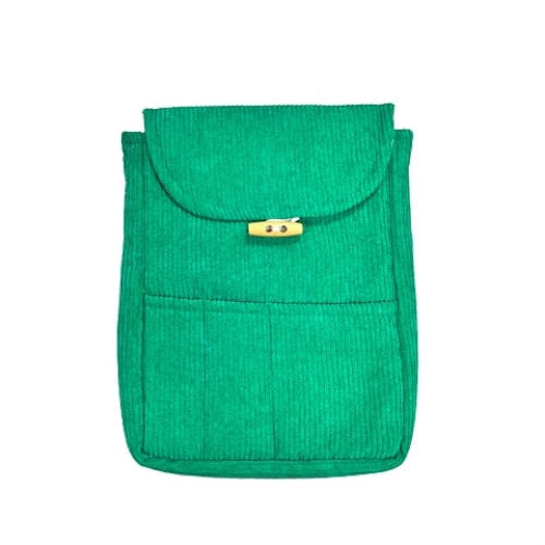 FUNDA PARA LIBROS CORDUROY - VERDE