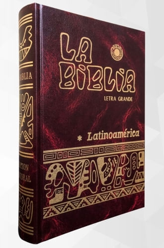 BIBLIA LATINOAMERICANA . LETRA GRANDE EMPASTADA