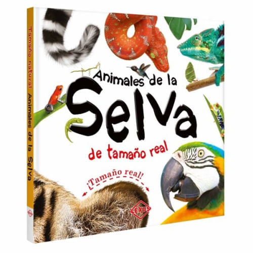 ANIMALES DE LA SELVA DE TAMAÑO REAL DESPLEGABLES