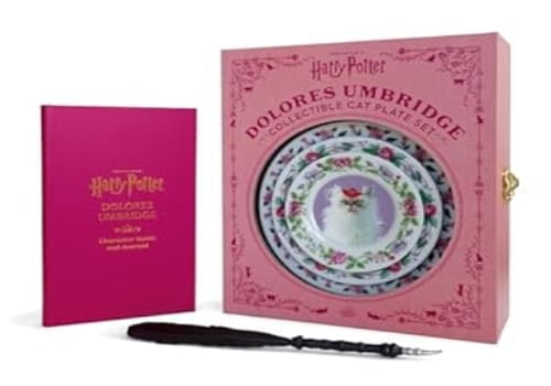 HARRY POTTER: DOLORES UMBRIDGE COLLECTIBLE CAT PLATE SET