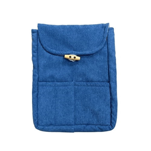 FUNDA PARA LIBROS CORDUROY - AZUL
