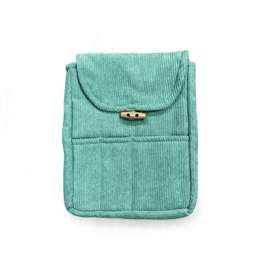 FUNDA PARA LIBROS CORDUROY - MENTA