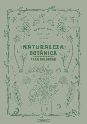 NATURALEZA BOTANICA PARA COLOREAR