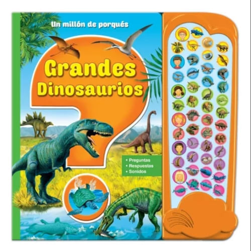 UN MILLÓN DE PORQUÉS - 48 BOTONES - GRANDES DINOSAURIOS