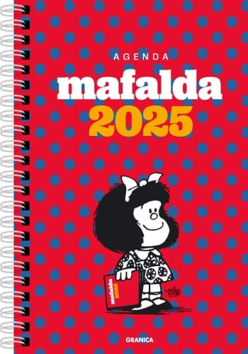 MAFALDA 2025 ANILLADA COLUMNA ROJA