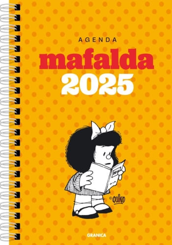 MAFALDA 2025 ANILLADA MODULOS AMARILLA