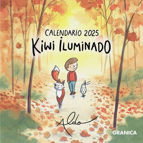 KIWI ILUMINADO 2025, CALENDARIO DE PARED