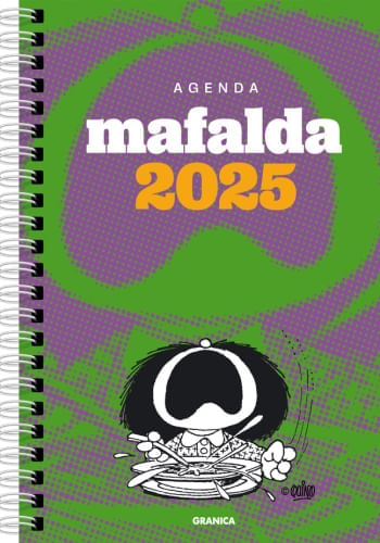 MAFALDA 2025 ANILLADA FEMINISTA VERDE-GRIS