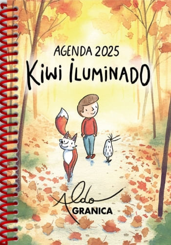 KIWI ILUMINADO 2025 AGENDA ANILLADA