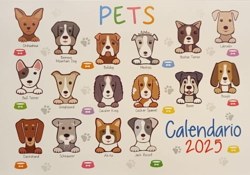 PETS - CALENDARIO 2025 PERSONAL PARA ESCRITORIO