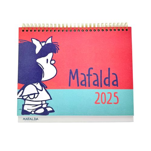 CALENDARIO 2025 ESCRITORIO MAFALDA