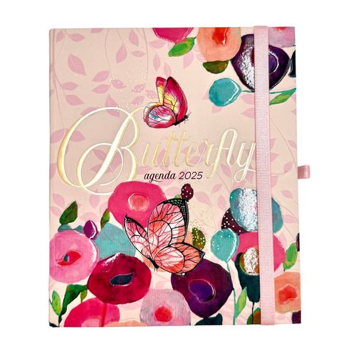 AGENDA 2025 BUTTERFLY ESCRITORIO SEMANAL