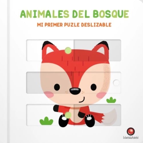 MI PRIMER PUZLE DESLIZABLE - ANIMALES DEL BOSQUE