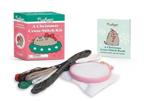 PUSHEEN: A CHRISTMAS CROSS-STITCH KIT