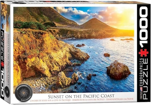 PUZZLE SUNSET ON THE PACIFIC 1000-PIECE