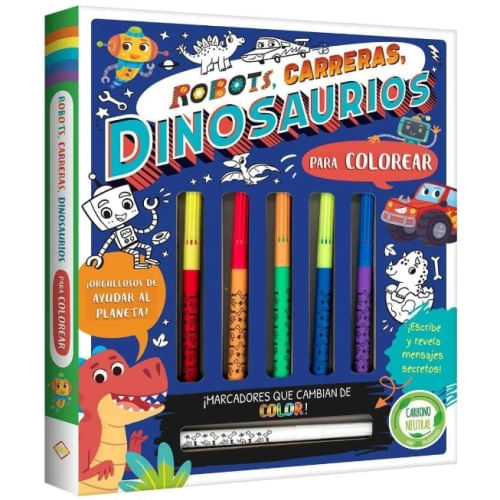 ROBOTS. CARRERAS, DINOSAURIOS