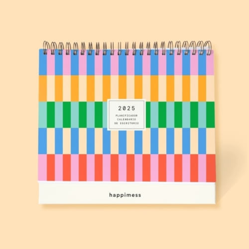CALENDARIO 2025 DE ESCRITORIO HAPPIMESS