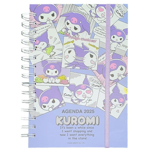 AGENDA 2025 TAMAÑO A5 COMIC KUROMI