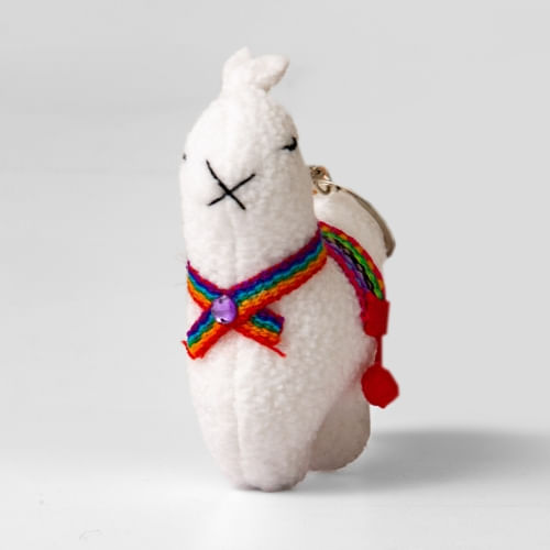 LLAVEROS LLAMA EN LANA DE OVEJA
