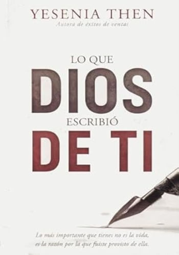 Lo que Dios escribió de ti