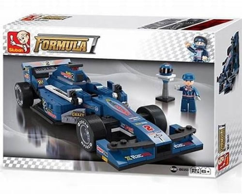Sluban set fórmula 1 - azul (287 pzs)