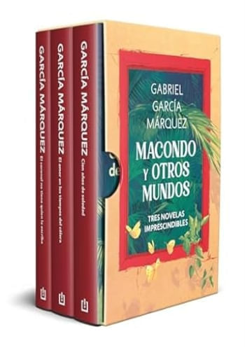 Portada de ESTUCHE GABO ESENCIAL 3 TOMOS: CIEN AÑOS DE SOLEDAD / EL AMOR EN LOS TIEMPOS DEL COLERA / EL CORONEL NO TIENE QUIEN LE ESCRIBA