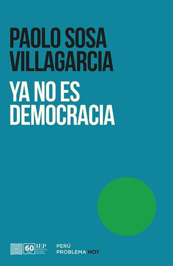 YA NO ES DEMOCRACIA. EL FINAL DE UN SISTEMA POLÍTICO ROTO.
