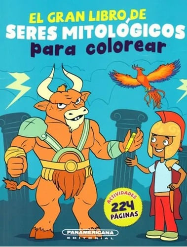 EL GRAN LIBRO DE SERES MITOLÓGICOS PARA COLOREAR