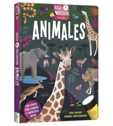 BUSCA Y ENCUENTRA (LINTERNA) - ANIMALES